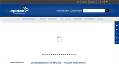 Desktop Screenshot of eputec.de