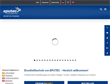 Tablet Screenshot of eputec.de